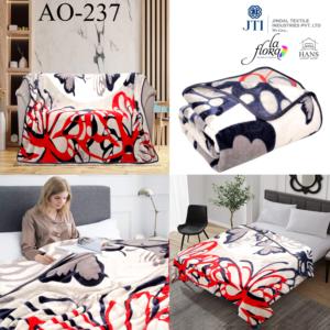 2024ผ้าขนแกะลายดอกไม้สีพื้นพิมพ์ลายดอกสำหรับฤดูหนาวและฤดูใบไม้ร่วง100% โรงงานโพลีเอสเตอร์ - Product Image 5