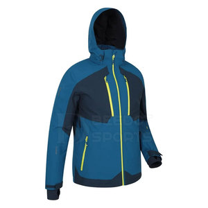 Chaqueta de esquí talla grande XL personalizada para hombre al por mayor chaqueta de esquí impermeable de alta calidad con estampado transpirable para Windstopper - Product Image 2