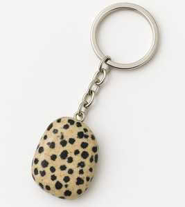 Best Quality Natural Mahogany Obsidian Tumbled Stone Keychain Polished Feng Shui Healing Crystal Key <b>Ring</b> for <b>Stress</b> Relief Love - Product Image 6