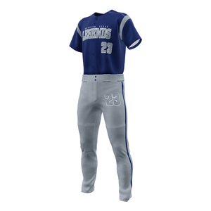 Sublimation Club Suit Uniforme de béisbol de manga larga para hombre de alta calidad Conjuntos de uniformes de béisbol transpirables - Product Image 4