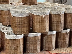 Artisanat naturel Panier de carex décoratif De nombreux modèles disponibles - Product Image 3