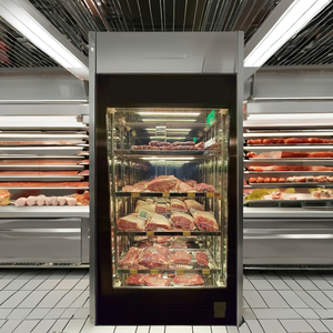 400L khô bít tết thịt bò Tủ đông thịt bò lão hóa tủ lạnh thịt hiển thị truy cập tủ lạnh thiết bị làm lạnh cho nhà hàng - Product Image 5