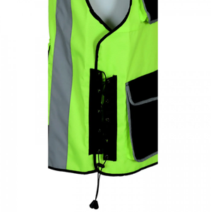Veste de sécurité haute visibilité avec logo personnalisé, multi-poches, réfléchissante, uniforme de travail pour ingénieur de sécurité, gilet de sécurité haute visibilité avec poche, tailles S-5XL - Product Image 4