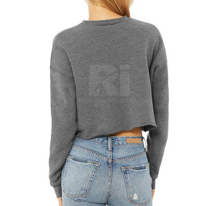 Top corto de mujer ligero de gran tamaño, ropa informal de primera calidad, Top corto de mujer para venta en línea - Product Image 5