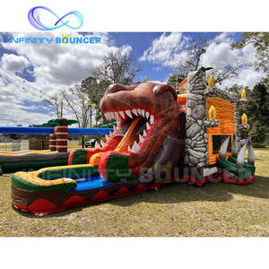 Dinosaurio diseño inflable Casa <span class=keywords><strong>de</strong></span> rebote fiesta <span class=keywords><strong>alquiler</strong></span> niños Juego <span class=keywords><strong>de</strong></span> saltar juguetes comerciales para la venta castillos hinchables - Product Image 3
