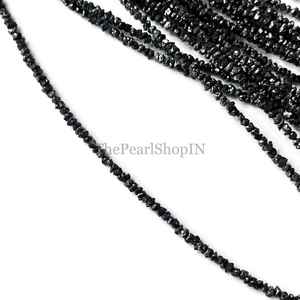 ลูกปัดเพชรดิบสีดำธรรมชาติ ขนาด 2-3 มม. แบบหยาบ ไม่เจียระไน สำหรับทำเครื่องประดับ ราคาโรงงานขายส่ง - Product Image 6