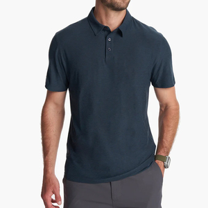 Camiseta Polo de entrenamiento cómoda para hombre, camiseta Polo de ajuste Regular, camisetas polo personalizadas OEM - Product Image 3