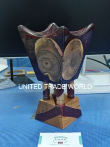 New Arrival Handcrafted Wooden & Epoxy Resin Bakhoor Burner Traditional Charcoal <b>Cone</b> <b>Incense</b> Holder for Sandalwood - Product Image 5