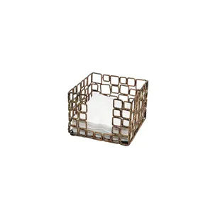 ที่ใส่กระดาษเช็ดปากโลหะสำหรับตกแต่งทำด้วยมือมีคัตเอาท์จัดผ้าเช็ดปากบนโต๊ะทำโดย Zahid - Product Image 3