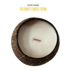 Venta al por Mayor de Velas Aromáticas Ecológicas Naturales Eco2go de Vietnam en Recipiente de Cáscara de Coco, Logotipo Personalizado, Diseño de Fábrica, Exportación Directa - Product Image 6