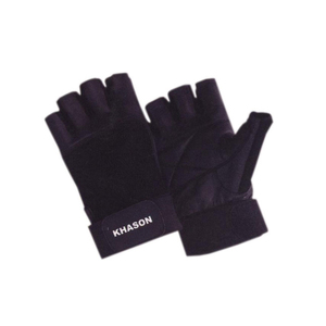 Unisex Custom Logo Lightweight 3-Piece Half Finger Zipper Closure Leather <b>Weight</b> Lifting <b>Gloves</b> Black Set for Fitness <b>Training</b> - Product Image 6
