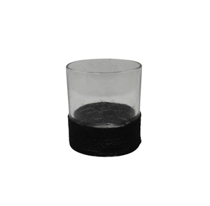 Meilleure vente Votive ronde de qualité supérieure décorative pour la maison Design classique pot à bougie de style moderne en verre/paille pour la décoration de table - Product Image 5