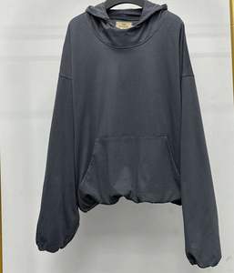 Sweat à capuche surdimensionné épais poids lourd 350GSM polaire Streetwear pull sweat impression personnalisée commandes en gros en gros - Product Image 1