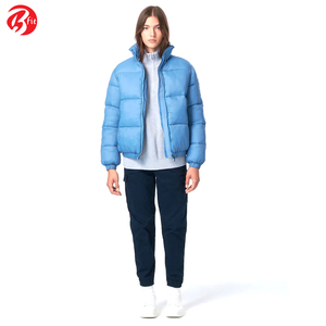 Chaqueta acolchada suelta de invierno con cuello levantado grueso cálido de buena calidad de manga larga transpirable chaqueta acolchada de burbujas para mujer - Product Image 2