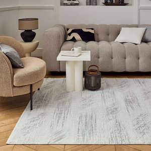 Carmel Cream-Grey Abstract <b>Home</b> <b>Textile</b> Rug 6030 Collection - Product Image 4