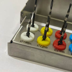 Kit de punzón de tejido de implante Dental de acero inoxidable alemán de alta calidad, 8 Uds., con soporte de fresa, instrumentos quirúrgicos, venta al por mayor - Product Image 5