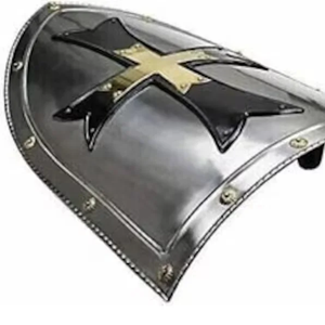 ยุคกลาง Templar เหล็กไวกิ้งโล่เหล็กทำด้วยมือโล่เหล็กยุคสงครามครูเสด - Product Image 1