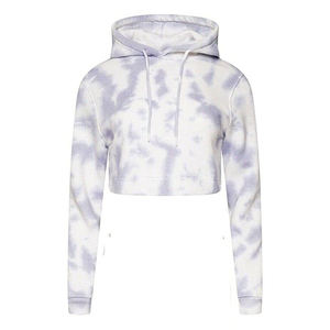 Survêtements Tie Dye à la mode pour femmes, Style Top court, prix de gros, survêtements élégants avec Design personnalisé - Product Image 4