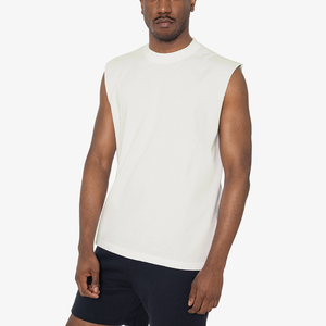 Custom Print 100%Cotoon T-shirt Sportswear Gym Private Label <b>Tank</b> <b>Top</b> Men's Undershirt <b>Sports</b> <b>Tank</b> <b>Top</b> a Sleeveless T-shirts - Product Image 2