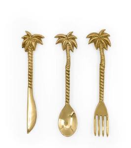 Juego de cubiertos para restaurante Cuchara de cristal de acero inoxidable Utensilio Talheres Boda - Product Image 3