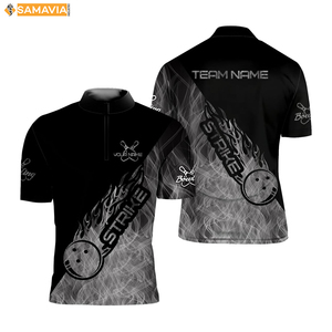 Maillots de bowling SAMAVIA Pro Fit uniformes d'équipe légers conception personnalisée pour les événements de club et de ligue des États-Unis - Product Image 2