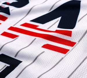 Venta al por mayor de camisetas sin mangas de béisbol personalizadas sublimación de camisetas de béisbol con botones para jóvenes personalizados conjuntos - Product Image 6