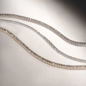 Pulsera de tenis con diamantes cultivados en laboratorio, color DEF, claridad VVS VS, redondos, oro blanco de 14 quilates, 12 gramos, precio de fábrica OEM, envío rápido - Product Image 6