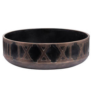 Recipiente decorativo de metal para uso doméstico y de oficina, cuenco de aluminio para uso en cocina y comedor, cuenco japonés fabricado por Uzair Handicrafts - Product Image 1