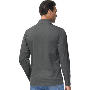 Sweat-shirts d'hiver unisexes de haute qualité à fermeture éclair sur le devant en polyester/coton polaire, style vintage lavé - Product Image 5