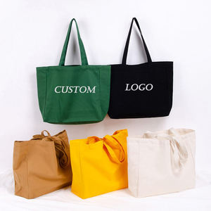 Wholesale Cheap Eco Friendly <b>T</b>-<b>Shirt</b> Style Foldable Open Cotton Canvas Shopping Tote Bags Shoulder Strap Custom Logo Printing - Product Image 2