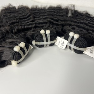 Produit de vente chaud faisceaux de vagues profondes de haute qualité prix de gros 100% cheveux humains vierges bruts du Vietnam qhair - Product Image 2