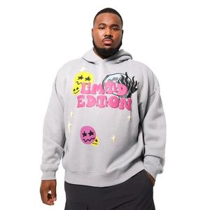 Sudadera con Capucha de Felpa Francesa Gruesa para Hombre, de Alta Calidad, con Apliques Bordados e Impresión Puff, para Invierno, Suministro ODM - Product Image 1