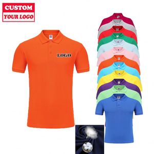 Venta al por mayor de alta calidad 100% algodón piqué casual liso para camisas camisetas en blanco logotipo bordado personalizado transpirable ecológico - Product Image 1