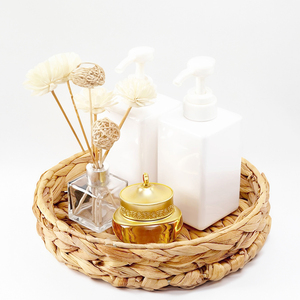 Plateau de service en bambou écologique fait à la main avec détails en rotin rustique SR2006 du Vietnam pour l'intérieur de l'hôtel à des fins décoratives - Product Image 3