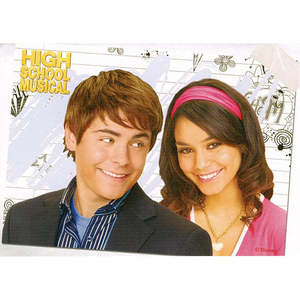 Tarjeta postal de High School Musical, tarjeta de cumpleaños de papel sencillo, impresión digital, para San Valentín, Navidad, días festivos, bodas - Product Image 1