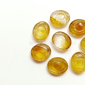 ลูกปัดหินแกะสลักรูปตาปีศาจคุณภาพสูง เรียบเนียน งานแกะสลักด้วยมือจากธรรมชาติ ลูกปัดรูปตาสำหรับบำบัดรักษา ขนาด 12 มม. จากอินเดีย - Product Image 5