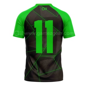 Camiseta Deportiva de Poliéster Estampada Personalizada para Niños, Talla Grande, Transpirable, de Secado Rápido, Ropa para Equipos de Esports - Product Image 4