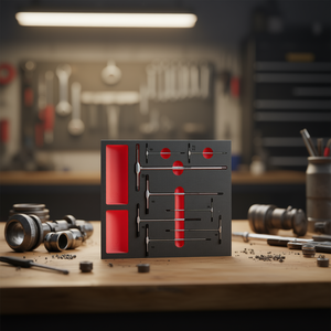 Jeu de clés en T hexagonales en mousse bicolore Usag, 8 pièces - Product Image 3