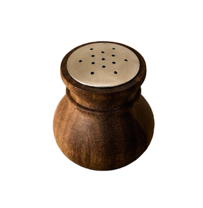 Ensemble de pots de rangement écologiques en bois d'acacia, ensemble de barbecue en bois d'acacia, deux salières et poivrières, flacon à épices - Product Image 2