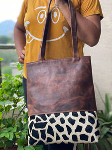 Sac fourre-tout en cuir véritable pour femmes sac à main en cuir de vachette lisse personnalisé conception en gros sacs à main de luxe - Product Image 4