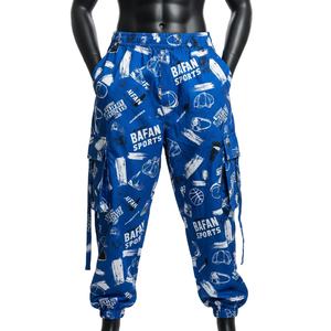 Pantalones Holgados para Mujer, Tela de Poliéster GSM Premium, Estampado por Sublimación en Toda la Superficie, Estilo Cargo, Logotipo Personalizado, Pantalones Holgados en Venta - Product Image 1