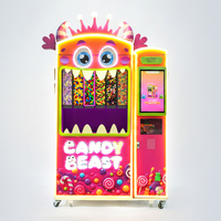 Distributeur automatique de bonbons Futurieno 2026 Nouvelle Version Candy Beast avec écran tactile 21,5 pouces, capacité de 150 gobelets, conforme ADA