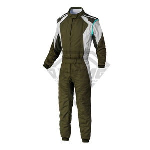 Traje de carreras de Kart doble-Venta al por mayor Traje de kart de carreras con logotipo personalizado Traje de kart de carreras de alta calidad transpirable cómodo - Product Image 1