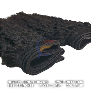 Extensiones de Cabello Indonésas de Lujo, Cabello Humano para Pelucas, Venta al por Mayor, Cabello Virgen Remy con Cutícula Alineada, Doble Trama a Máquina - Product Image 3