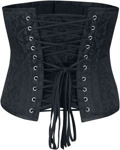 Best Quality Women's Single Steel Bone Corsets Breathable Satin with Lace Decoration OEM Custom Service Available - Product Image 2