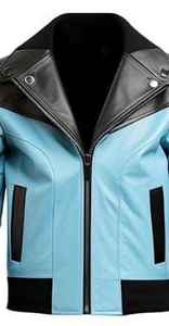 Blouson en cuir de moto de style vintage de haute qualité avec doublure en fausse fourrure, boutons et fermeture éclair Luxel, approvisionnement ODM - Product Image 4