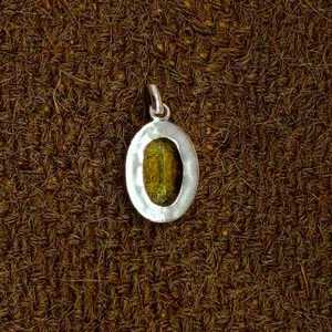 Fait à la main 925 Sterling Silver Fine Pendentifs Charmes Facettes Citron Topaze Pierres Précieuses Collier Lunette Réglage Vente Chaude Design Indien - Product Image 2