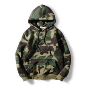 Sweat à capuche Camo personnalisé extérieur garder au chaud chasse décontracté polaire pour hommes femmes impression numérique polaire tissu tissé coupe régulière - Product Image 1