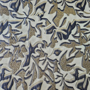 Fabricants Filles Abaya Brocart Jacquard 100% Tissu Polyester Doux Séchage Rapide Respirant Poids Moyen Fil Métallique Spécial - Product Image 1