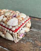 Vente en gros de boîte de rangement de bijoux en résine fait main avec incrustation de coquillage nacre de luxe antique au design floral